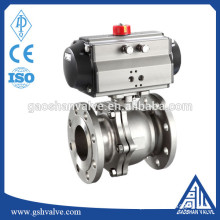 flange type pneumatic 6 inch CF8M ball valve